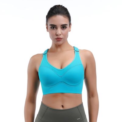 Sustén deportivo de alto impacto para mujeres Top de entrenamiento de hidratación y transpirable