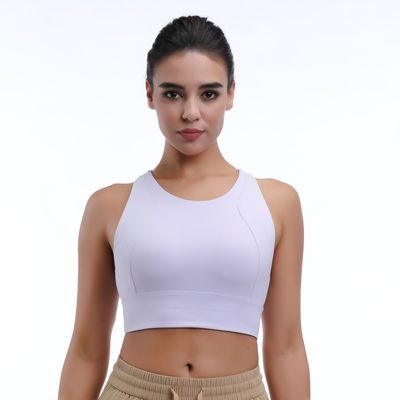 Mediano impacto Respirable Tops de mujeres Fitness Racerback para la comodidad