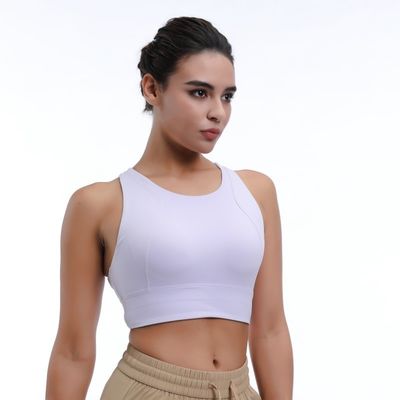 Mediano impacto Respirable Tops de mujeres Fitness Racerback para la comodidad