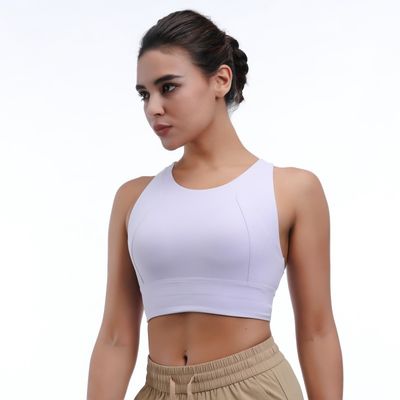 Mediano impacto Respirable Tops de mujeres Fitness Racerback para la comodidad