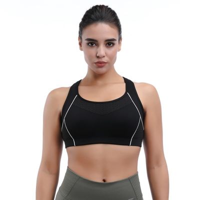 Mujeres personalizadas de uso activo Sport Bra Wicking &amp; Top de entrenamiento transpirable