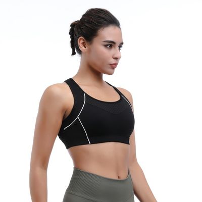 Mujeres personalizadas de uso activo Sport Bra Wicking &amp; Top de entrenamiento transpirable