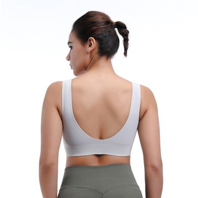 Sustanon deportivo de alto impacto para damas sin cables de eliminación de humedad y tope de entrenamiento transpirable
