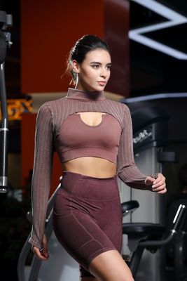 Mejor Vendedor Top Jacquard para Mujeres - Perfecto para el gimnasio hasta la calle