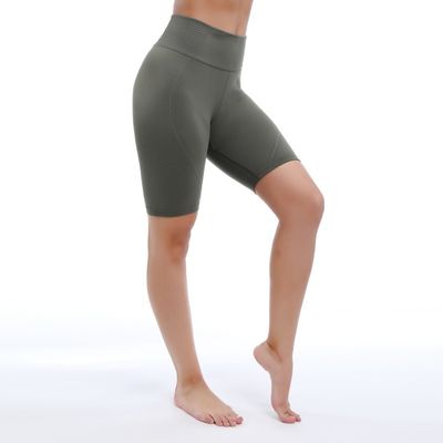 Calzoncillos de yoga de cintura alta para mujeres sin costuras laterales